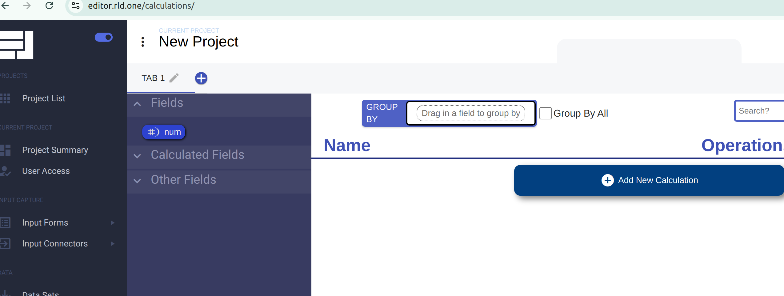 Calculations Page