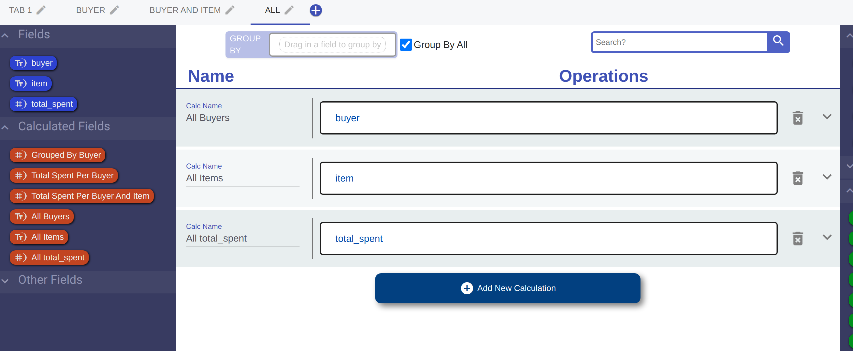 Grouped All Example