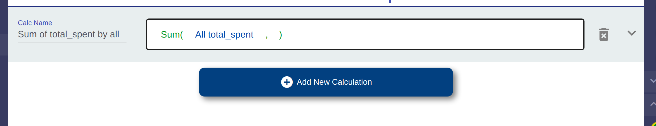 Sum All Calculation