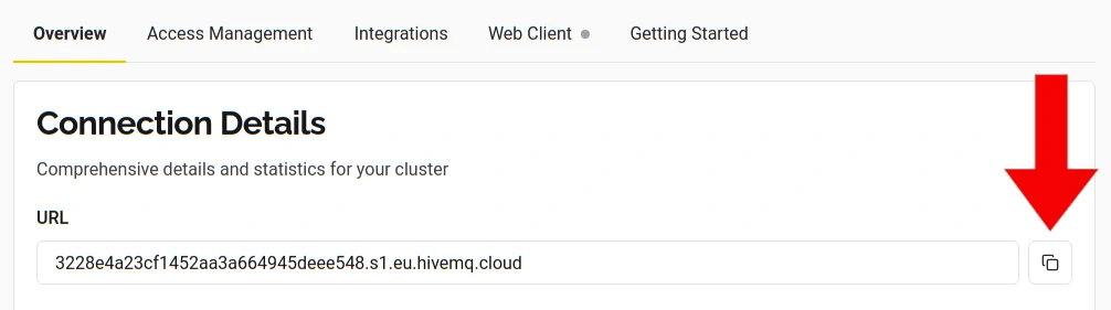 HiveMQ URL
