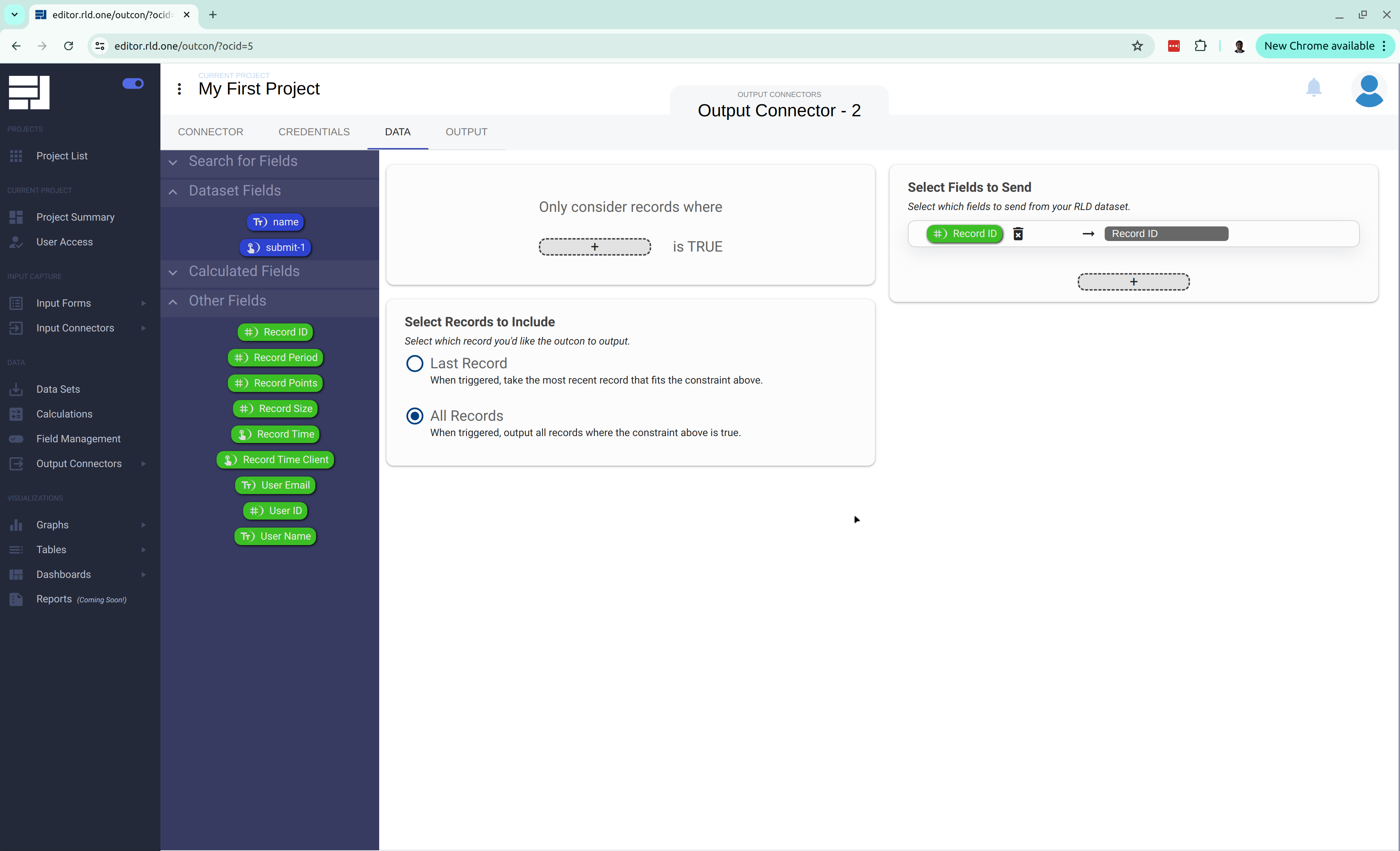 Configure Data