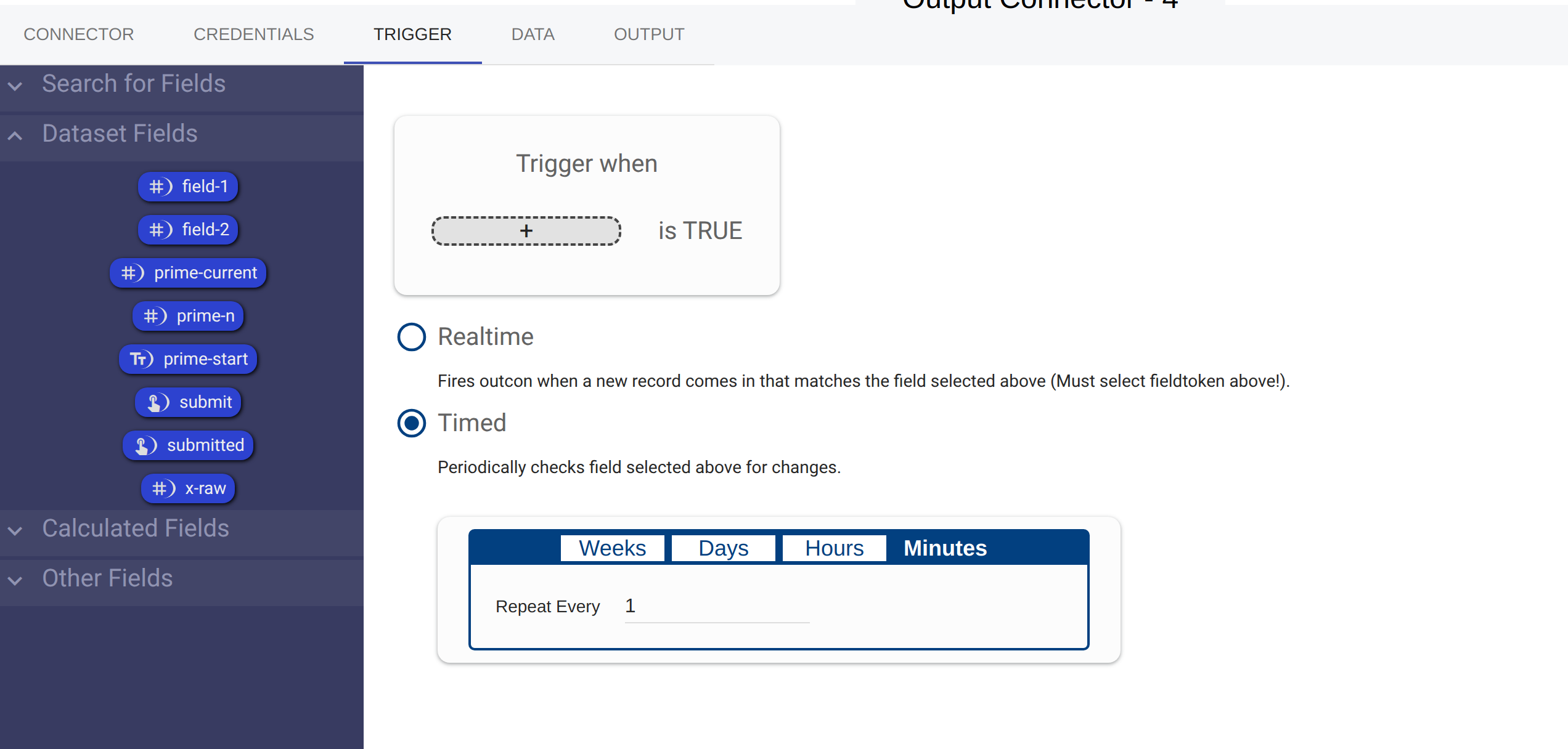 Trigger Tab