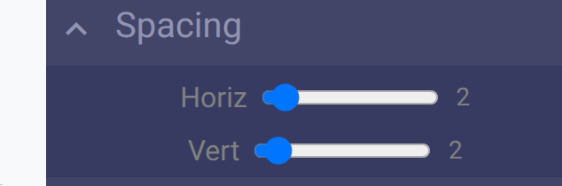 Spacing Options